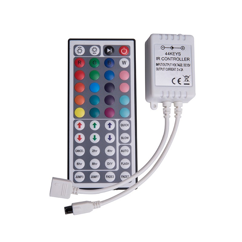 44鍵(jiàn)紅(hóng)外RGB定時LED控制器 44鍵(jiàn)紅(hóng)外RGB定時LED控制器